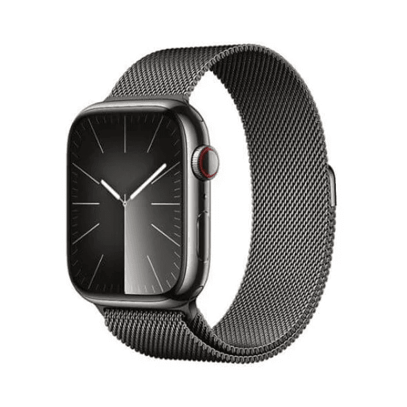 Смарт-годинник Apple Watch Series 9 GPS + Cellular 41mm Graphite S. Steel Case w. Graphite Milanese Loop (MRJA3)