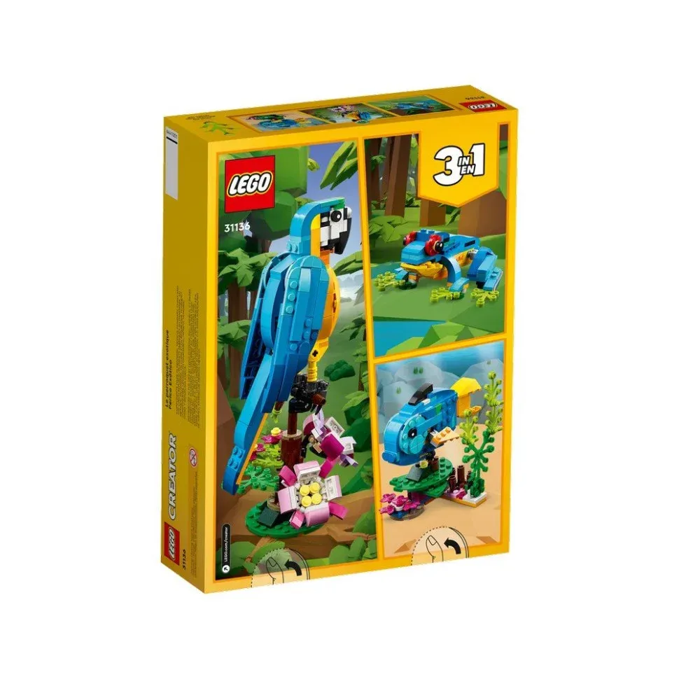 Конструктор Екзотичний папуга LEGO 31136, 253 деталі 2