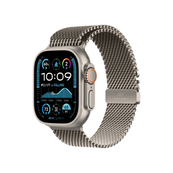 Смарт-годинник Apple Watch Ultra 2 GPS + Cellular 49mm Natural Titanium Case w. N. Titanium Milanese Loop - S (MX4M3) 2