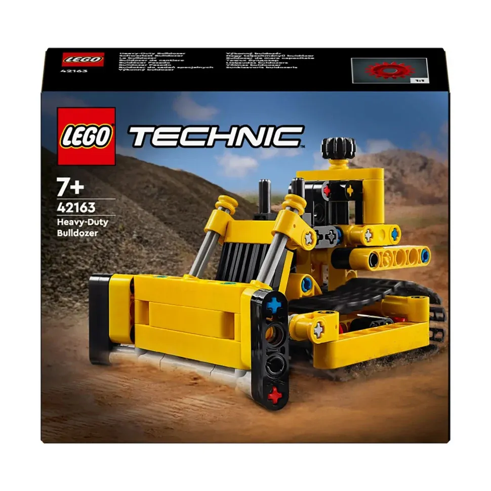 Конструктор Надпотужний бульдозер LEGO 42163, 195 деталей