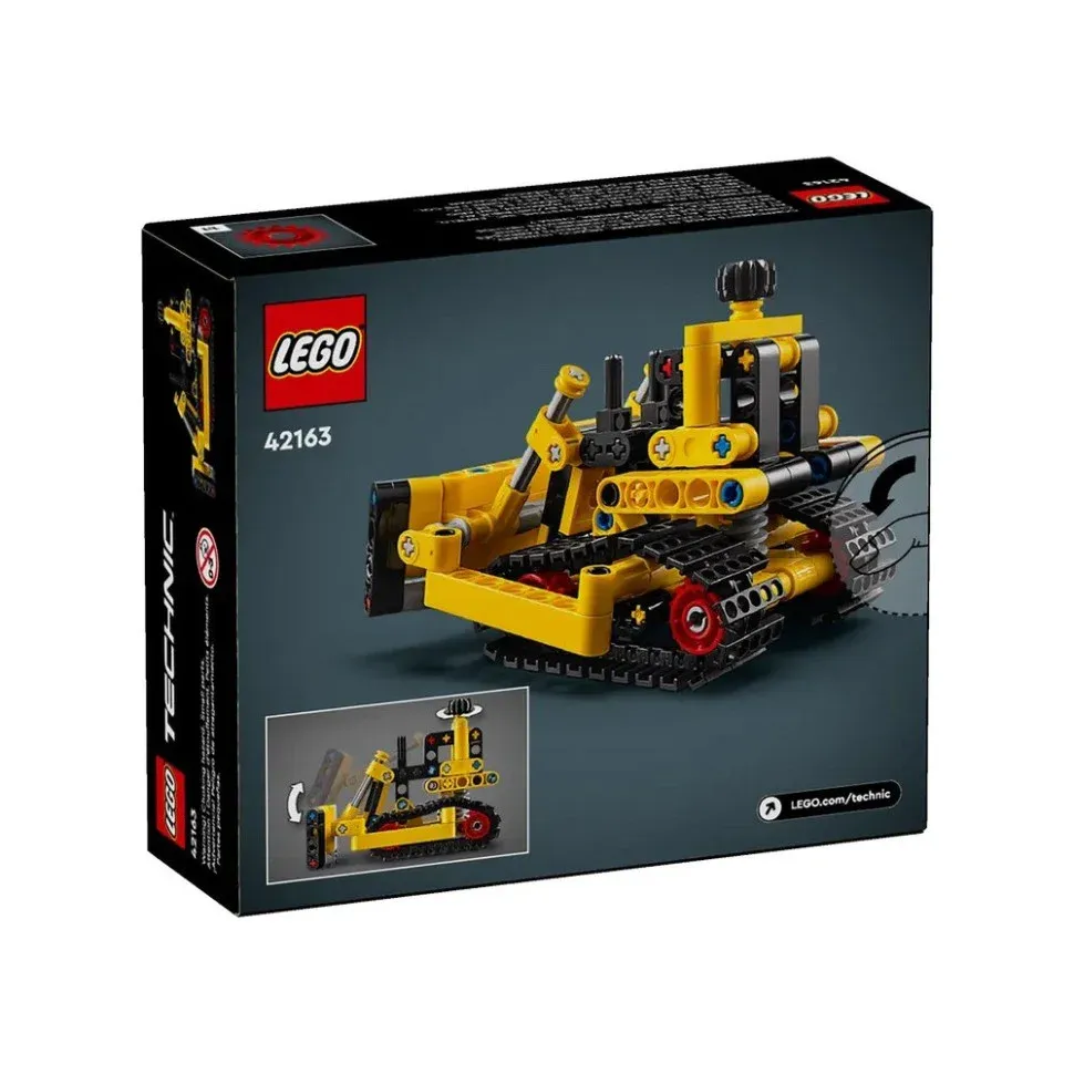 Конструктор Надпотужний бульдозер LEGO 42163, 195 деталей 2
