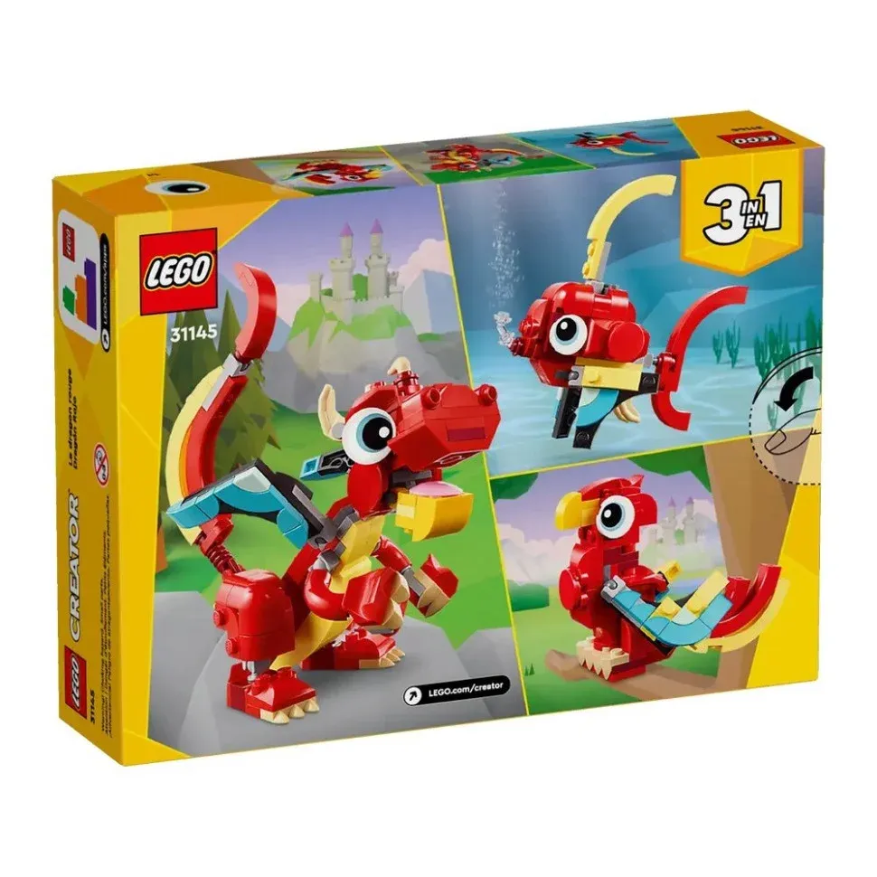 Конструктор Червоний Дракон LEGO 31145, 149 деталей 2