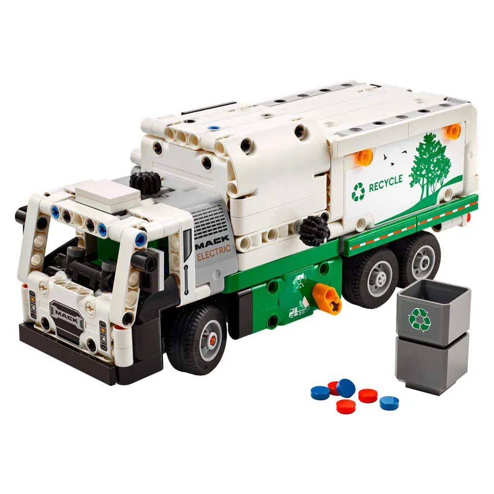 Конструктор Сміттєвоз Mack LR Electric LEGO Technic 42167, 503 деталі 2
