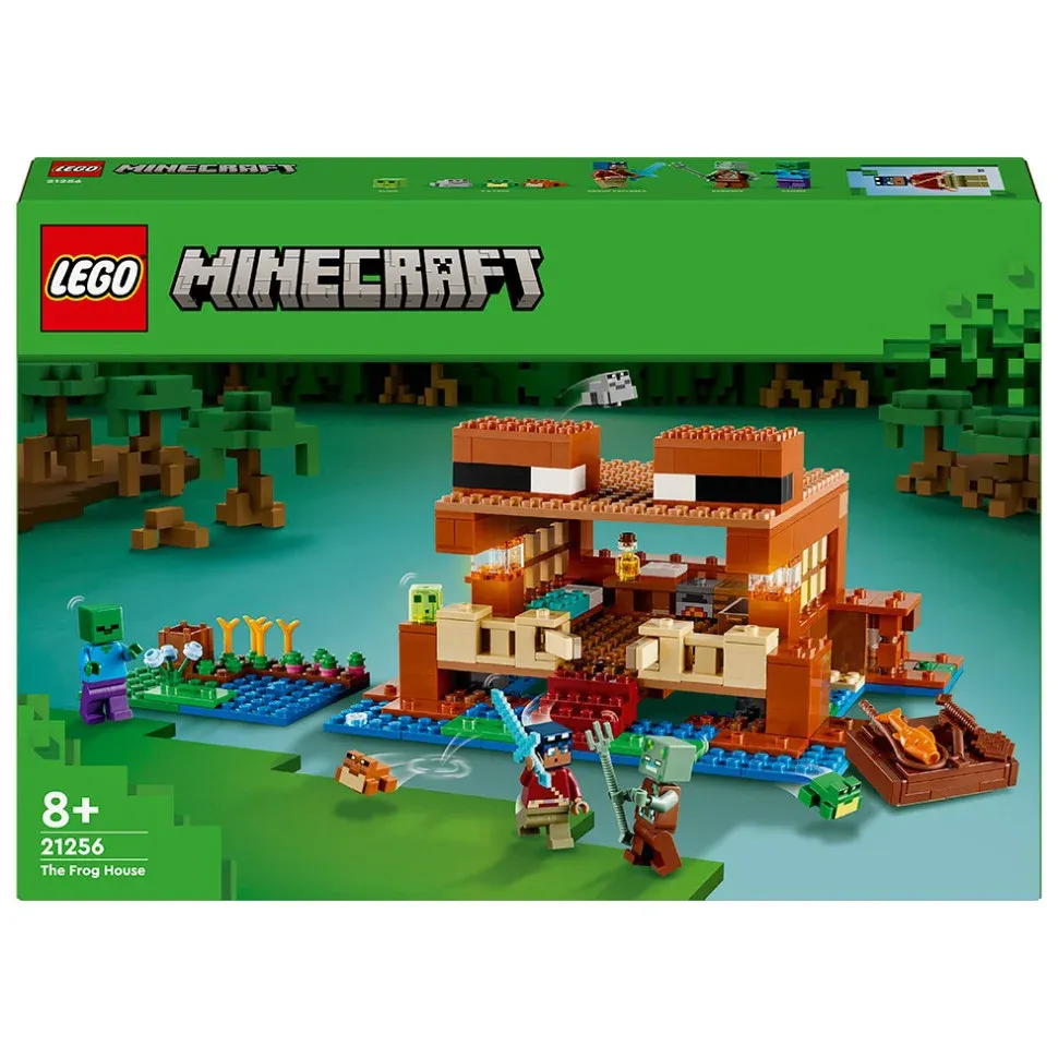 Конструктор Lego Minecraft Будинок у формі жаби 21256LG, 400 деталей