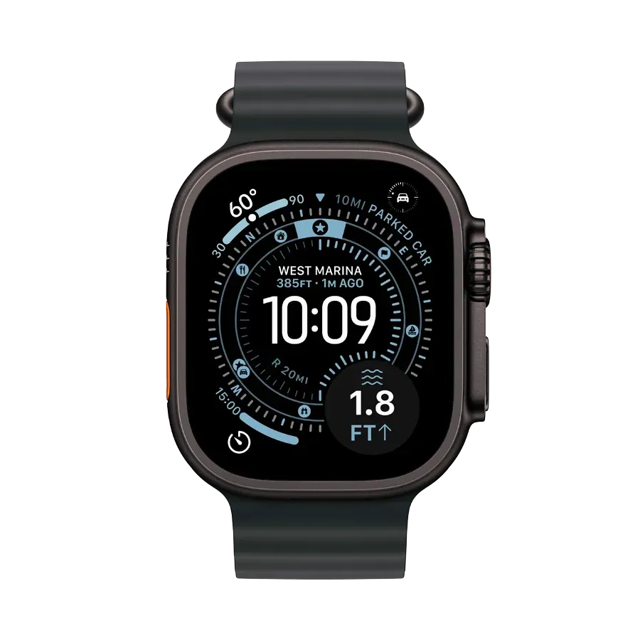 Смарт-годинник Apple Watch Ultra 3, Black Ocean Band, 49mm, Чорний 2