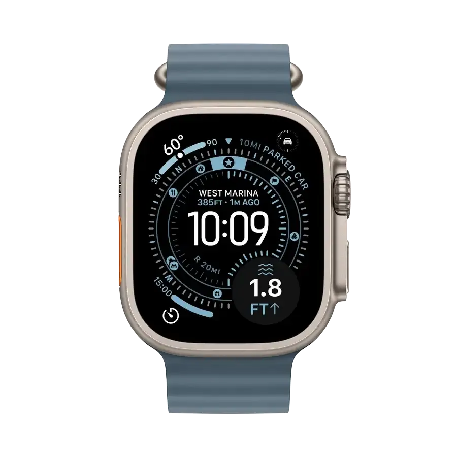Смарт-годинник Apple Watch Ultra 3, Anchor Blue Ocean Band, 49mm, Natural 2