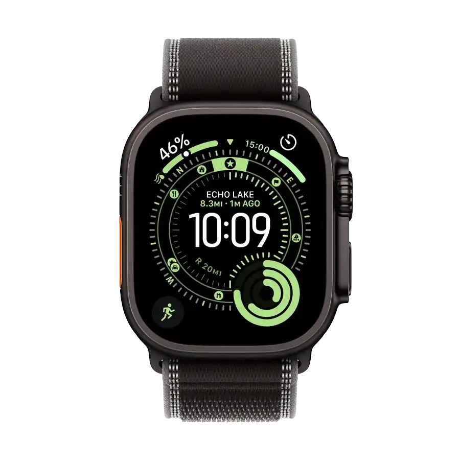 Смарт-годинник Apple Watch Ultra 3, Black/Charcoal Trail Loop, M/L, 49mm, Чорний 2