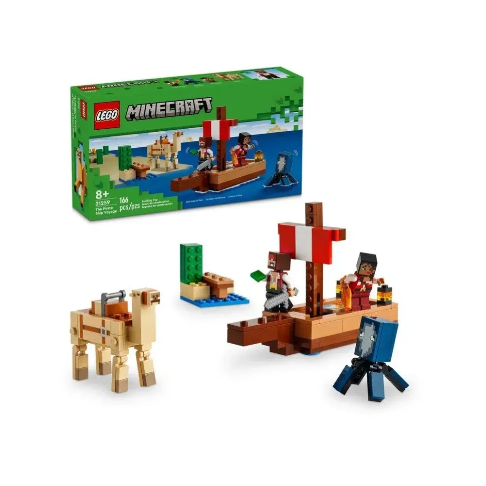 Конструктор "Подорож на піратському кораблі" LEGO 21259, 166 деталей