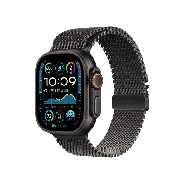 Смарт-годинник Apple Watch Ultra 2 GPS + Cellular 49mm Black Titan. Case w. Black Titanium Milanese Loop - Large (MYTC3) 2