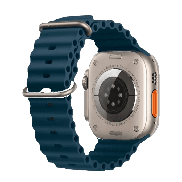 Смарт-годинник Apple Watch Ultra 2 GPS + Cellular 49mm Titanium Case with Blue Ocean Band (MREG3) 3