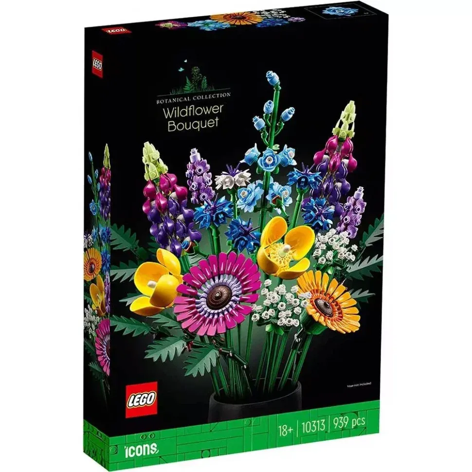 Конструктор Lego Icons "Букет польових квітів" 10313, 939 деталей