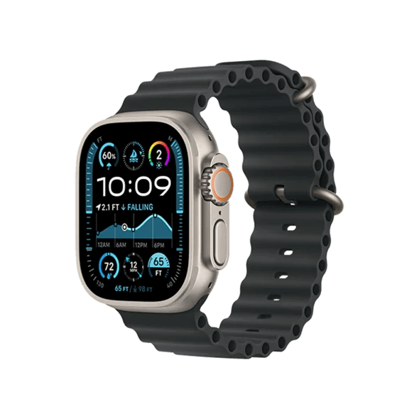 Смарт-годинник Apple Watch Ultra 2 GPS + Cellular 49mm Natural Titanium Case w. Black Ocean Band (MYT03+MXTL3) 2