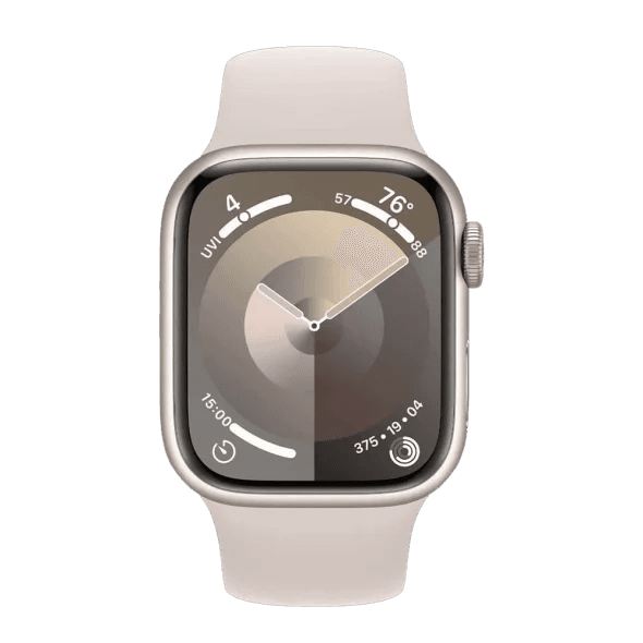Смарт-годинник Apple Watch Series 9 GPS 45mm Starlight Aluminum Case w. Starlight Sport Band - M/L (MR973) 2