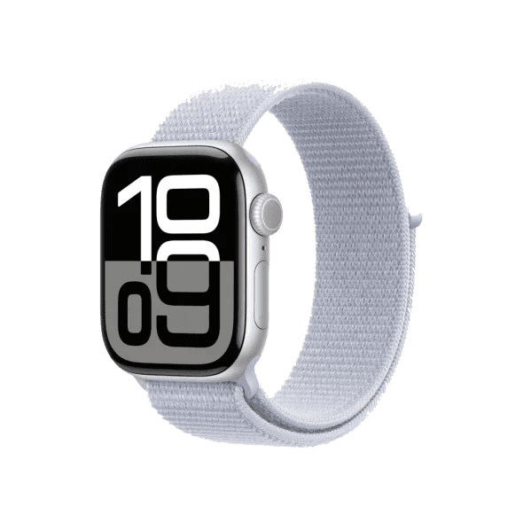 Смарт-годинник Apple Watch Series 10 GPS 42mm Silver Aluminum Case w. Blue Cloud Sport Loop (MWWD3) 2