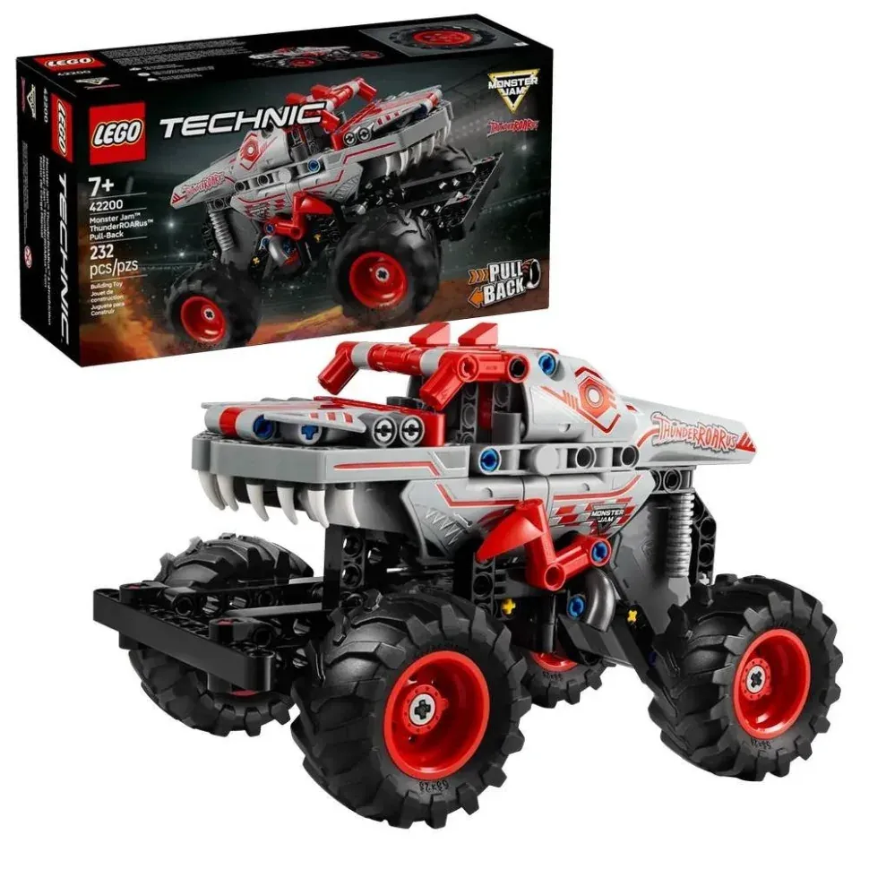 Конструктор Monster Jam™ ThunderROARus™ Інерційний LEGO 42200, 232 деталей