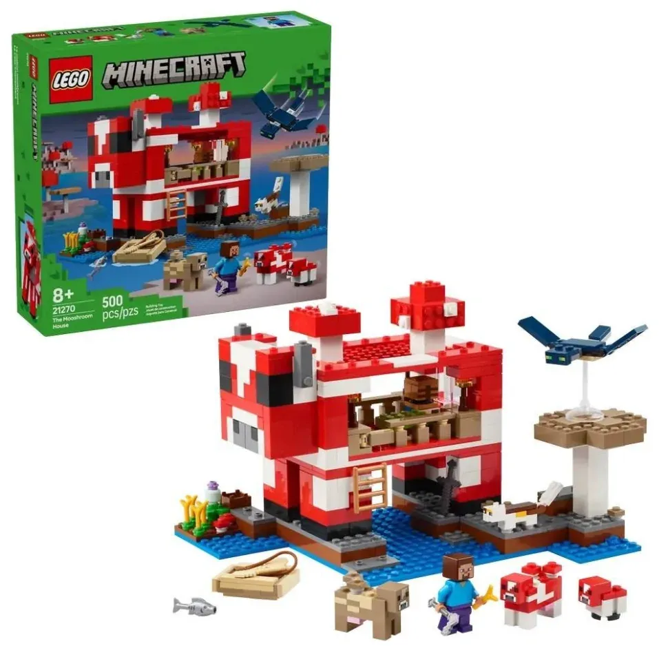 Конструктор дитячий Грибний будинок LEGO 21270, 500 деталей