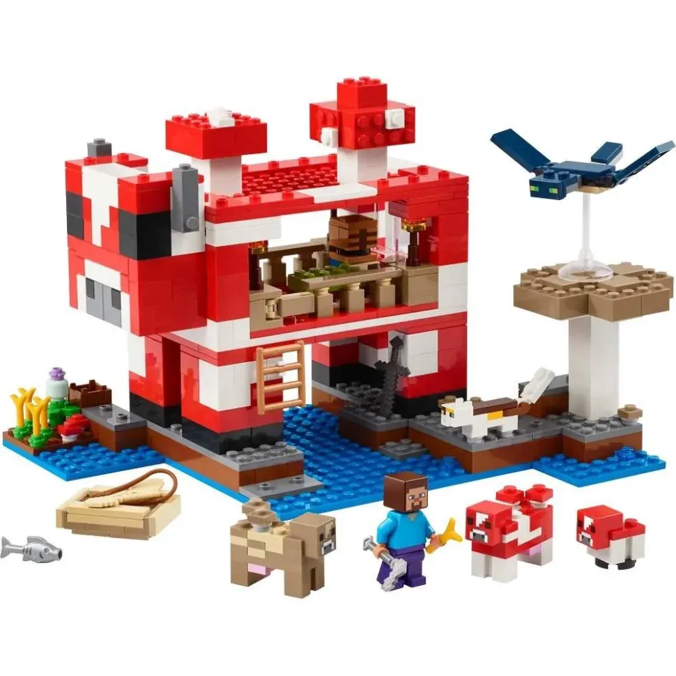 Конструктор дитячий Грибний будинок LEGO 21270, 500 деталей 2