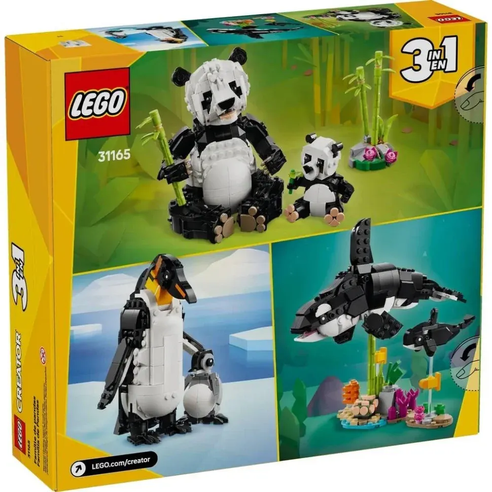 Конструктор Дикі тварини: пандові LEGO 31165, 626 деталей 2