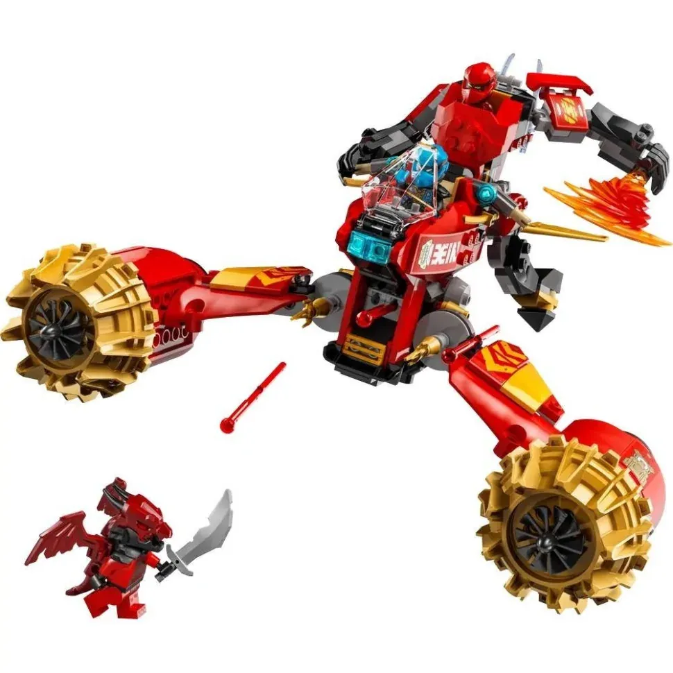 Конструктор Штормовий робот-вершник Кая LEGO 71830, 333 деталі 2