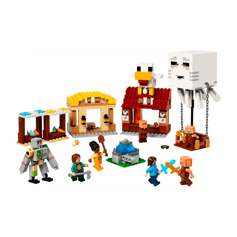 Конструктор Minecraft Напад на село з повітряною кулею Ґаст LEGO 21273, 555 деталей 2