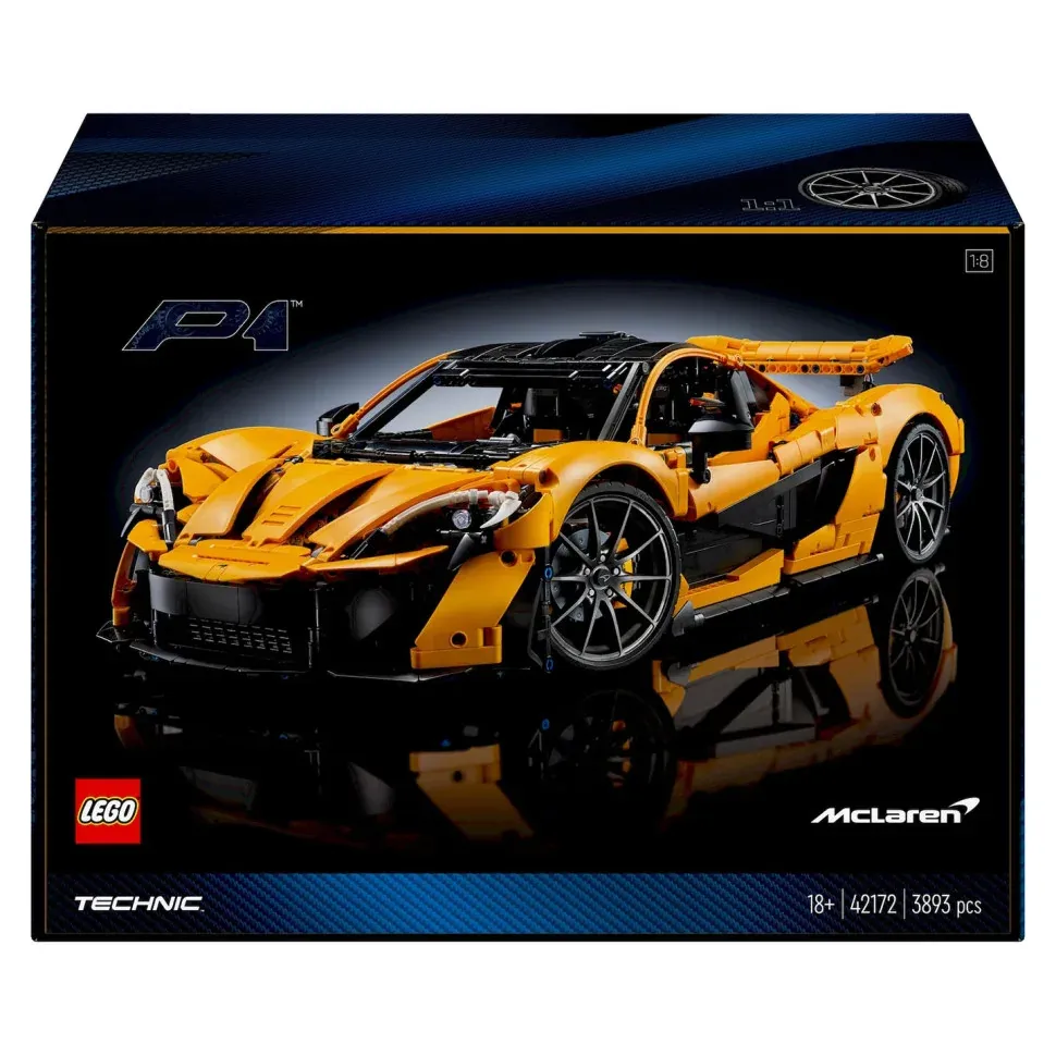 Конструктор LEGO Technic McLaren P1 42172, 3893 деталі