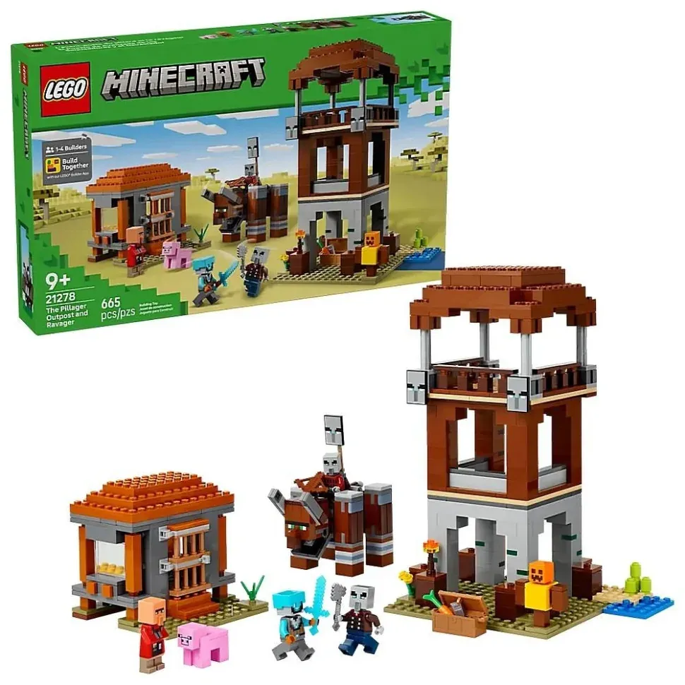 Конструктор "Аванпост розбійників і спустошувач" LEGO 21278, 665 деталей