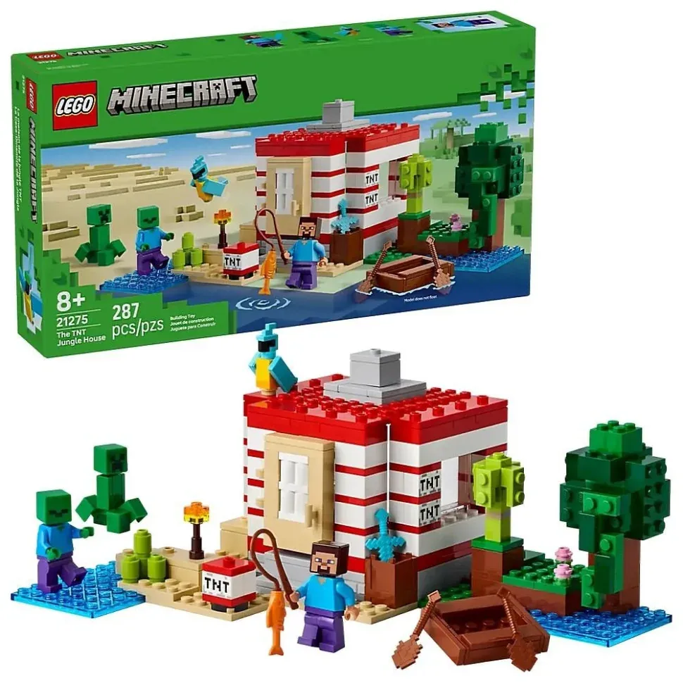 Конструктор "Будинок з вибухівки в джунглях" LEGO 21275, 287 деталей