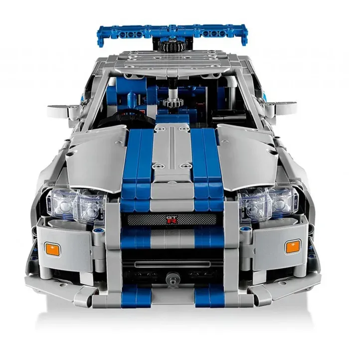 Конструктор Technic Двойной форсаж Автомобиль Nissan Skyline GT-R (R34) LEGO 42210, 1410 деталей 3
