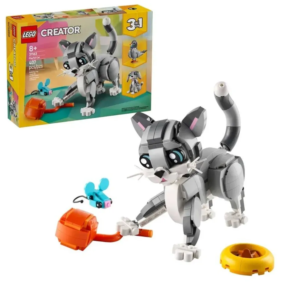 Конструктор "Грайливий кіт" LEGO 31163, 407 деталей
