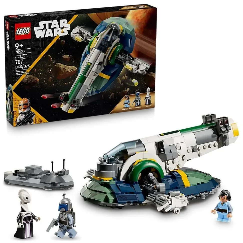 Конструктор "Зоряний корабель Джанго Фетта" LEGO 75433, 707 деталей