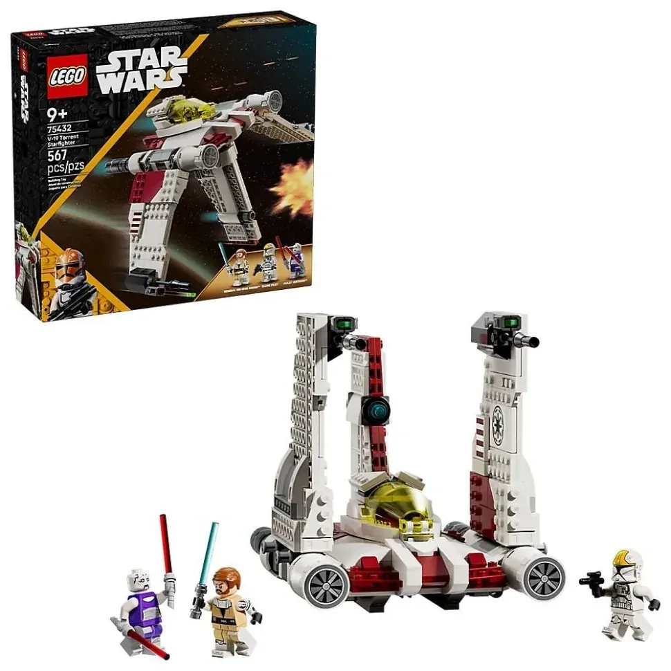 Конструктор "Зоряний винищувач V-19 Потік" LEGO 75432, 567 деталей