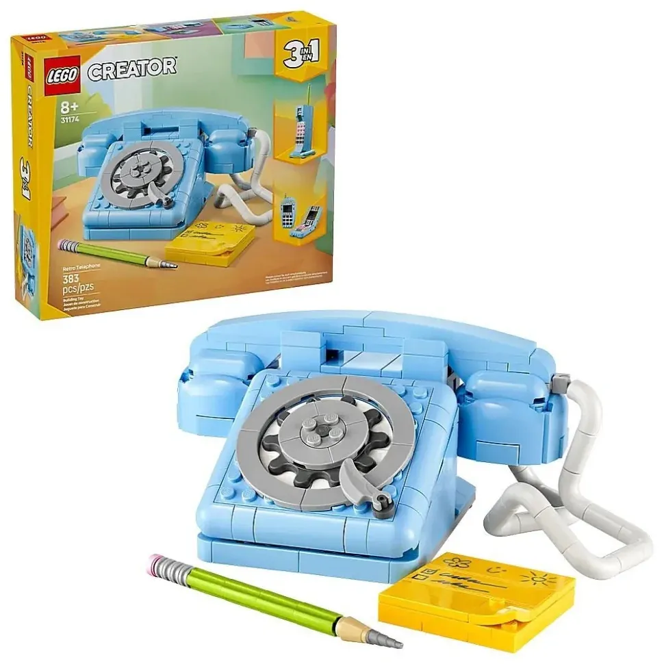 Конструктор "Ретро телефон" LEGO 31174, 383 деталі