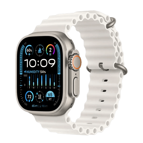 Смарт-годинник Apple Watch Ultra 2 GPS + Cellular 49mm Titanium Case with White Ocean Band (MREJ3) 2