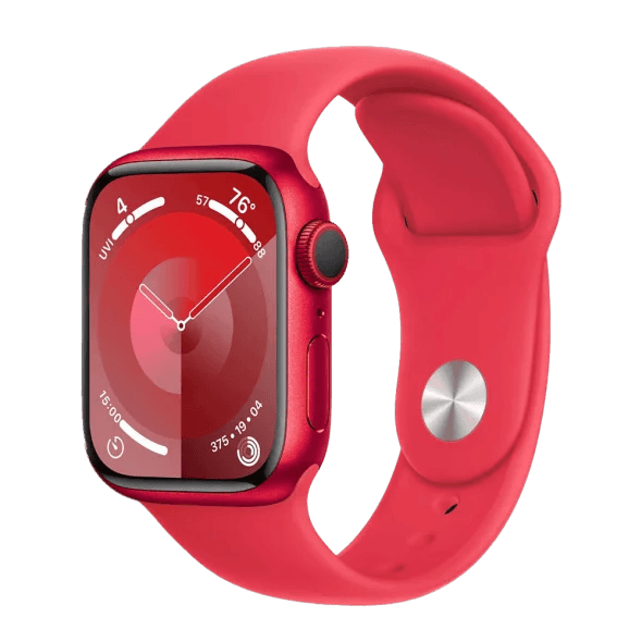 Смарт-годинник Apple Watch Series 9 GPS 45mm PRODUCT RED Alu. Case w. PRODUCT RED Sport Band - S/M (MRXJ3)