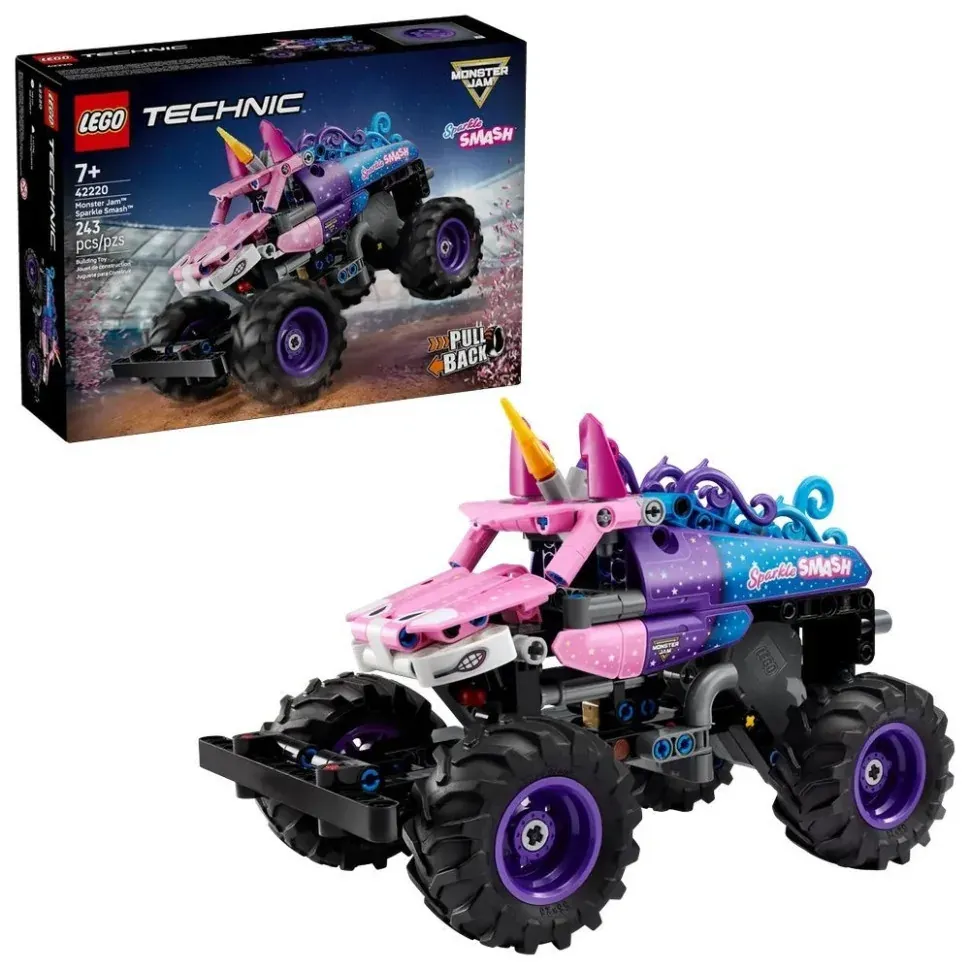 Конструктор "Monster Jam Sparkle Smash" LEGO 42220, 243 деталі