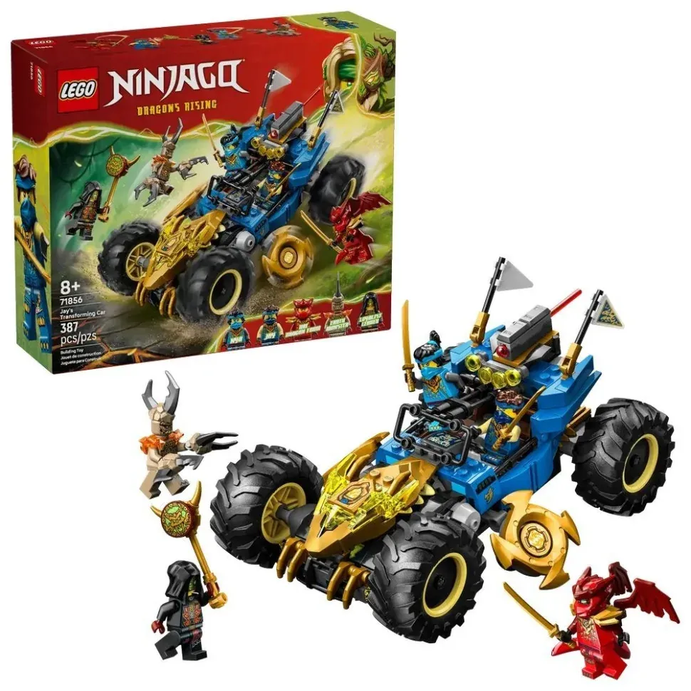 Конструктор "Автомобіль-трансформер Джея" LEGO 71856, 387 деталей