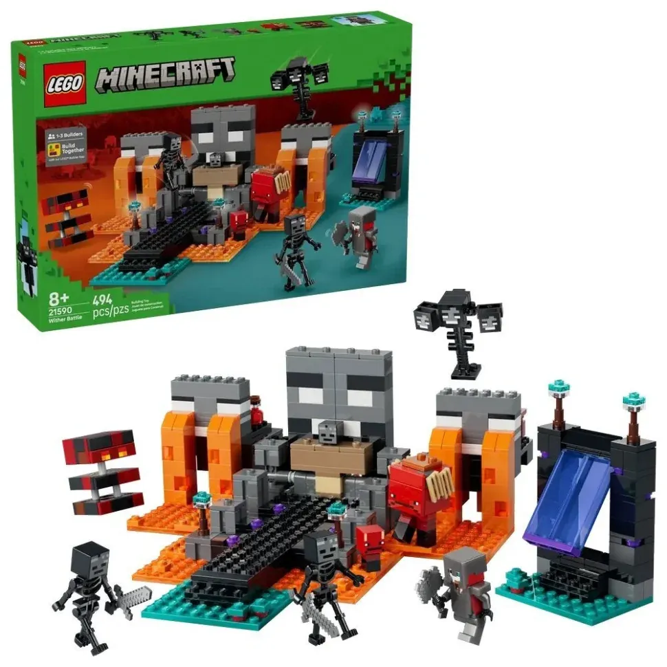 Конструктор "Minecraft Битва за Візер" LEGO 21590, 494 деталей