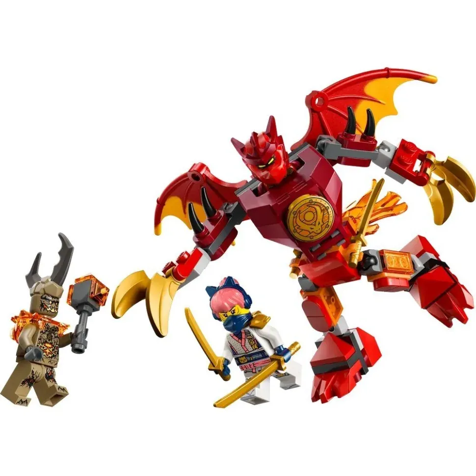 Конструктор "Бойовий набір робота Дракона Кая" LEGO 71851, 85 деталей 2