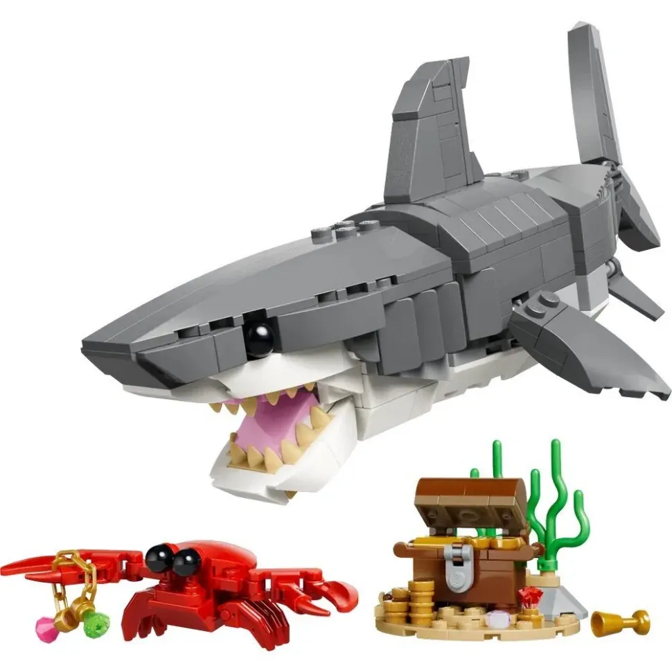 Конструктор "Люта акула зі скринею скарбів" LEGO 31381, 379 деталей 2