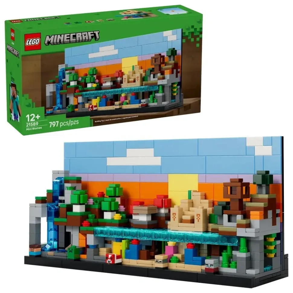 Конструктор "Minecraft Мінібіоми" LEGO 21589, 797 деталей
