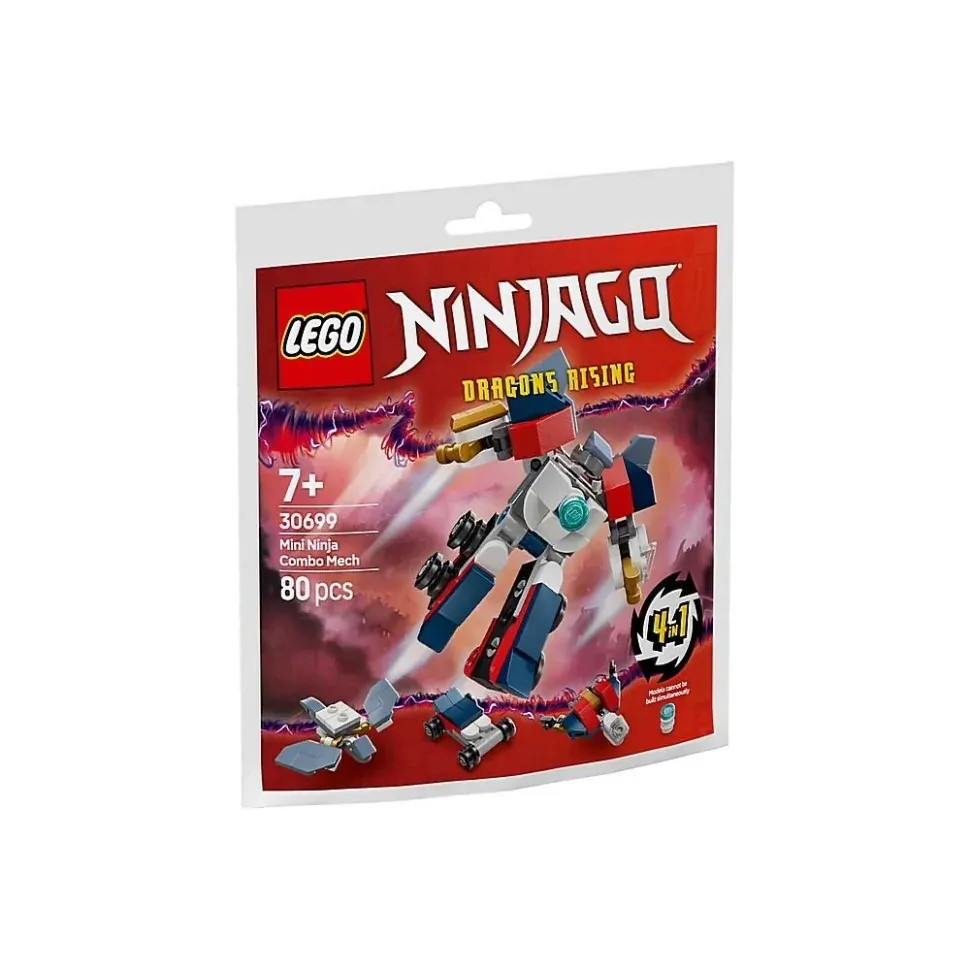Конструктор "Мінініндзя комбо робот" LEGO 30699, 80 деталей