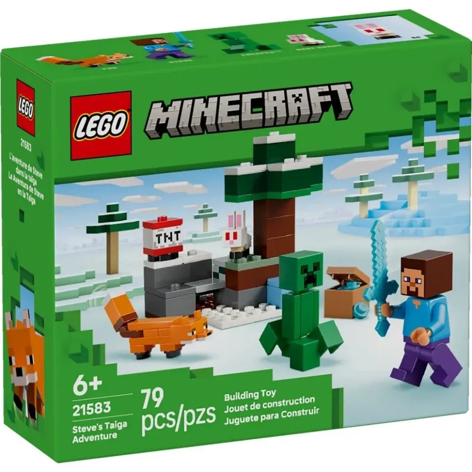 Конструктор "Пригоди Стіва в тайзі" LEGO 21583, 79 деталей
