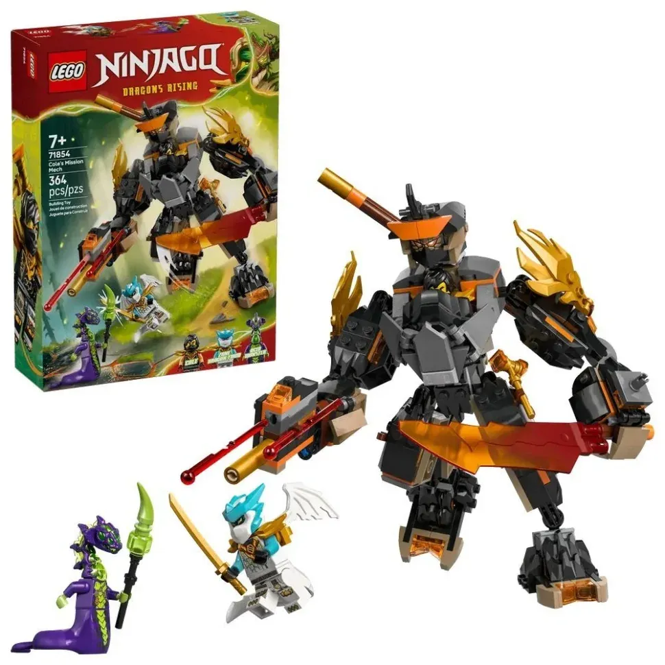 Конструктор "Робот Коула для місії і Дракон Зейн" LEGO 71854, 364 деталі
