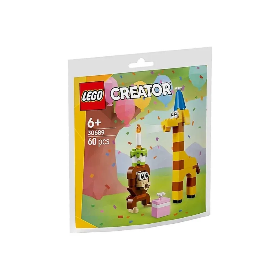 Конструктор "Святкові тваринки до дня народження" LEGO 30689LG 60 деталей