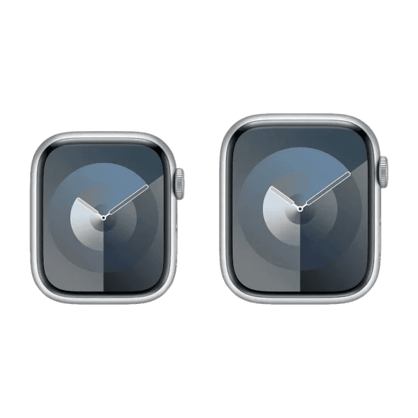 Смарт-годинник Apple Watch Series 9 GPS + Cellular 45mm Silver Alu. Case w. Storm Blue S. Band - M/L (MRMH3) 3