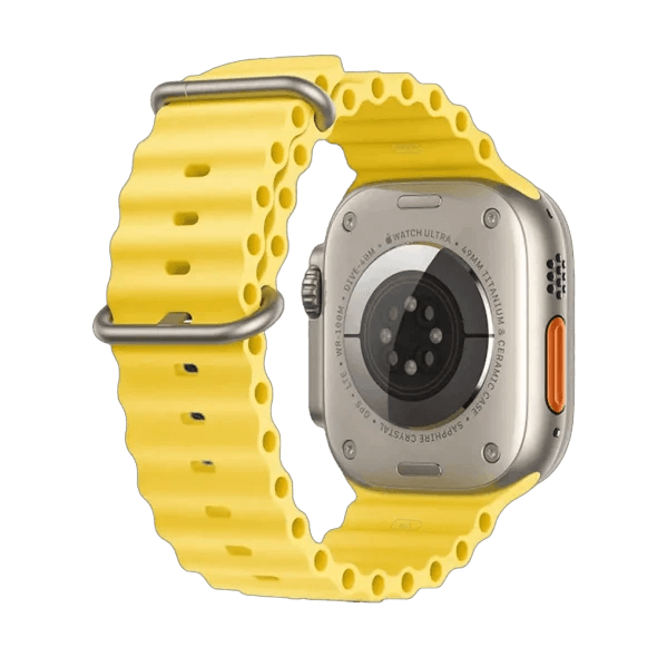 Смарт-годинник Apple Watch Ultra GPS + Cellular 49mm Titanium Case with Yellow Ocean Band (MNH93/MNHG3/MNHN3) 2