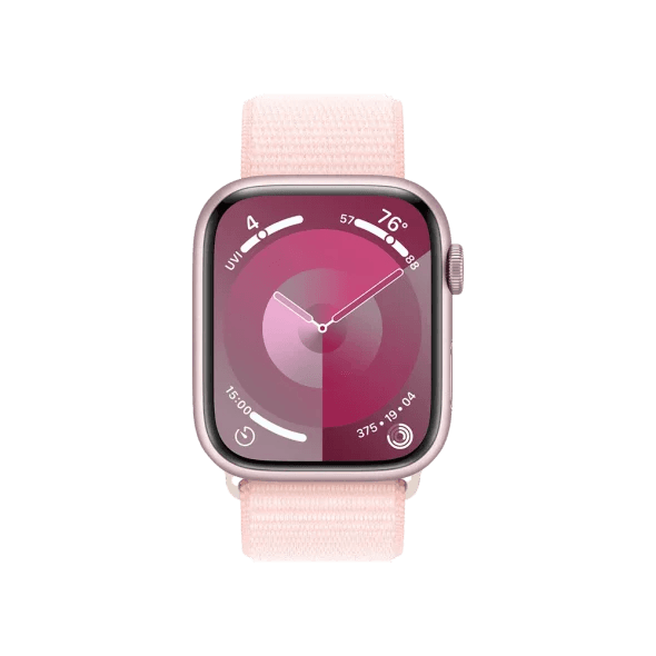 Смарт-годинник Apple Watch Series 9 GPS 41mm Pink Aluminum Case w. Light Pink S. Loop (MR953) 2