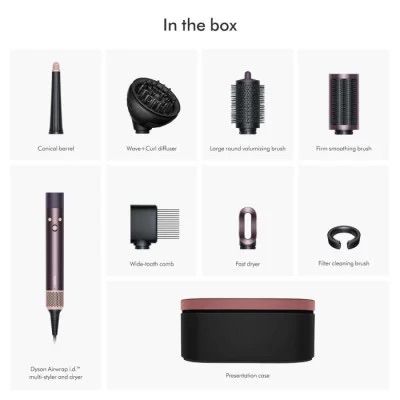 Мультистайлер Dyson Airwrap i.d. HS08 Bluetooth Multi-Styler and Dryer Curly+Coily Jasper/Plum 2