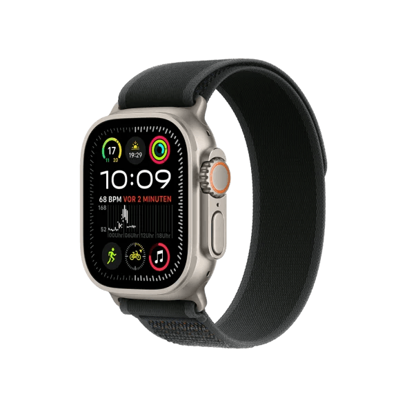 Смарт-годинник Apple Watch Ultra 2 GPS + Cellular 49mm Natural Titan. Case w. Black Trail Loop - M/L (MYT73+MXTR3) 2