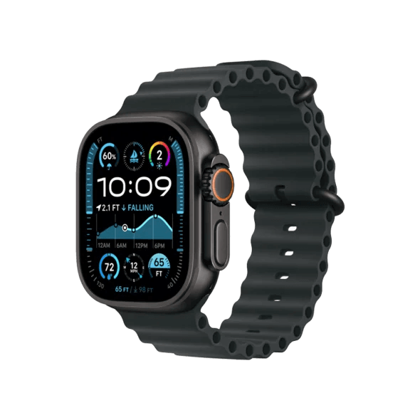 Смарт-годинник Apple Watch Ultra 2 GPS + Cellular 49mm Black Titanium Case w. Black Ocean Band (MX4P3) 2